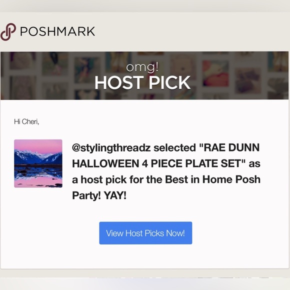 💫 HOST PICK 💫 RAE DUNN HALLOWEEN 4 PIECE PLATE SET - Picture 7 of 7